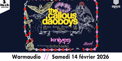 THE CALLOUS DAOBOYS \u2022 KNIVES au Warmaudio (Lyon)