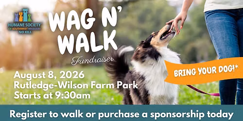 2nd Annual Wag N' Walk Dog Walk Fundraiser