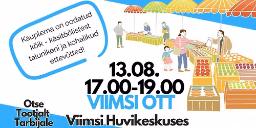 Viimsi OTT - 13.08. kell 17-19.00