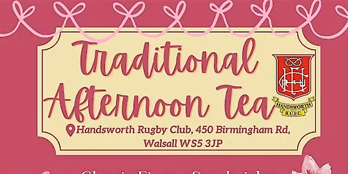 Afternoon Tea @ HRUFC