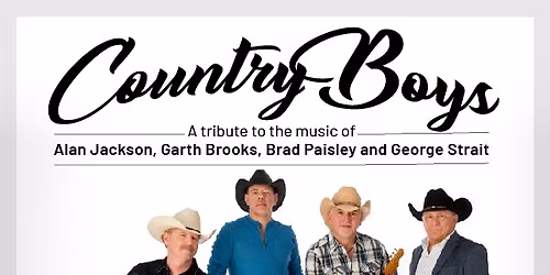 CHARLOTTETOWN (PEI) -Tribute to ALAN JACKSON, GARTH BROOKS, BRAD PAISLEY & GEORGE STRAIT