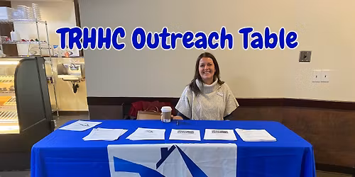 TRHHC Outreach Table at JBJ Pop-up Cafe at OC Library