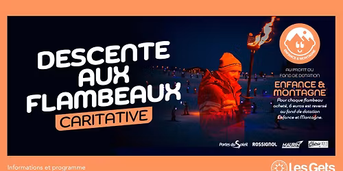 Descente aux flambeaux caritative \ud83d\udd25