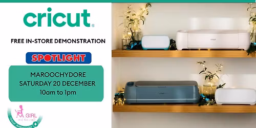 Spotlight Maroochydore FREE Cricut Demonstration