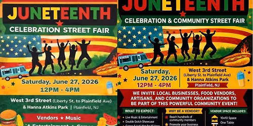Juneteenth Celebration & Community Street Fair 