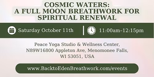 Cosmic Waters: A Full Moon Breathwork for Spiritual Renewal