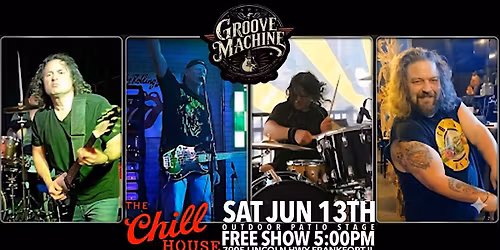 Groove Machine on the Patio Stage at The Chill House