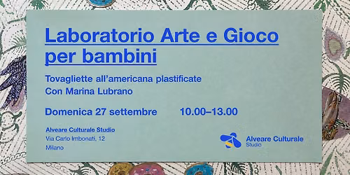 Arte e Gioco \u2013 Laboratorio creativo per bambini e famiglie