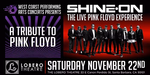 The Pink Floyd Concert Experience: A Tribute to Pink Floyd starring Shine On