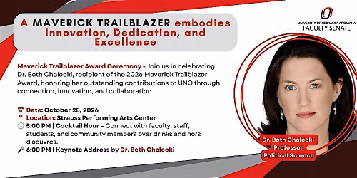2026 UNO Maverick Trailblazer Award
