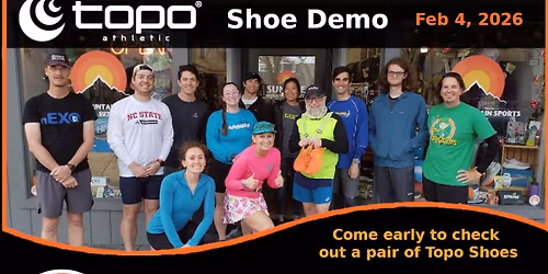 Hoka Shoe Demo at Wednesday Night Runs