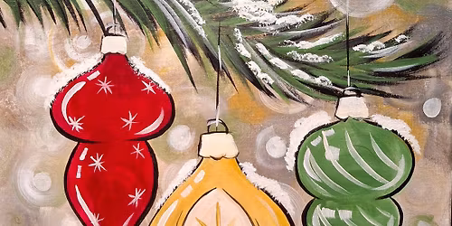 Retro Ornaments Paint Party!