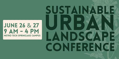 Sustainable Urban Landscape Conference