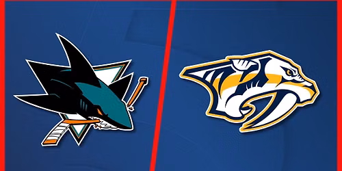 San Jose Sharks vs. Nashville Predators