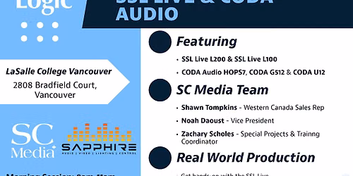 SSL Live & CODA Audio Demo (Vancouver)