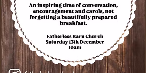Ladies Christmas Meal at Fatherless Barn Church