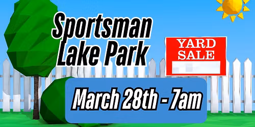 Sportsman Lake Park Spring Yard Sale