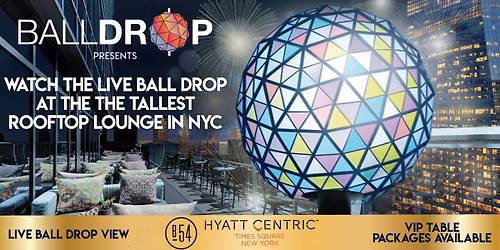 Hyatt Centric Bar 54 Rooftop NYE in Times Square