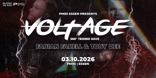 VOLTAGE ROOM | 360 GRAD TECHNO RAVE - PM93, ESSEN \u26a1