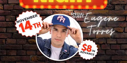 Bonkerz Comedy Night - Featuring Eugene Torres