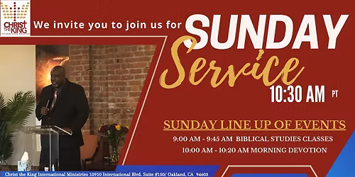 Sunday Worship Service