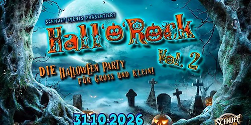 Hall 'o' Rock Volume 2 - Halloween Party f\u00fcr Gro\u00df und Klein im Bus-Stop in Schwerin 