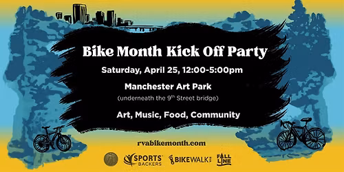 Bike Month Kick Off Party at the Manchester Art Park