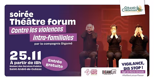 TH\u00c9\u00c2TRE-FORUM CONTRE LES VIOLENCES INTRAFAMILIALES