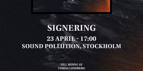 AT THE GATES SIGNERAR "THE GHOST OF A FUTURE DEAD" @ Sound Pollution