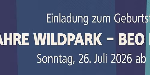 60 Jahre Wildpark - Beo Nico feiert Fest