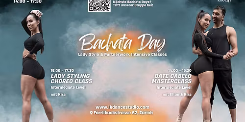 BACHATA DAY in Zurich - Intensive Partnerwork & Lady Styling Classes \ud83d\udd25