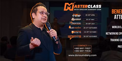 Masterclass with Ghulam Sumdany Don 2025