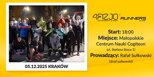 4FIZJO Runners - trening w Krakowie