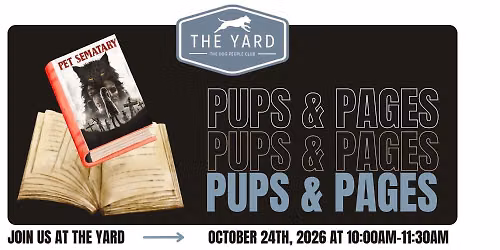 Pups & Pages at The Yard