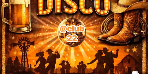 Cowboy Boots Country Music Disco With DJ Dom