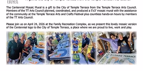 Arbor Day Centennial Mosaic Dedication & TTGC Tree Planting 