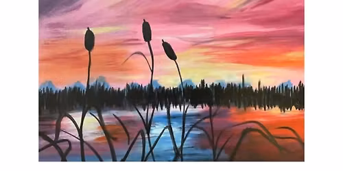 Summer evening paint party 