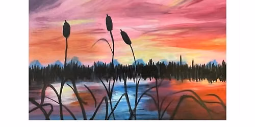 Summer evening paint party