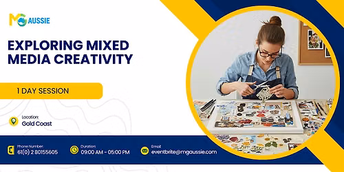 Exploring Mixed Media Creativity: 1 Day Session in Gold Coast