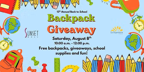 Back to School Backpack Giveaway