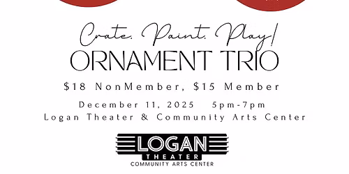 Ornament Trio! Hands-on Art Class