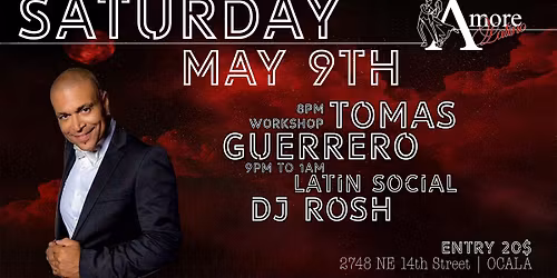 \ud83d\udd25 AMORE LATINO \u2014 Monthly Latin Night \ud83d\udd25
