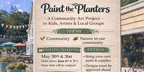 Paint the Planters: Community Art Project