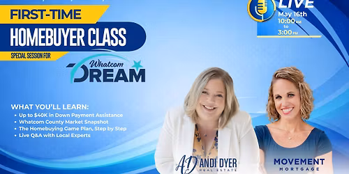 First-time homebuyer class Whatcom Dream