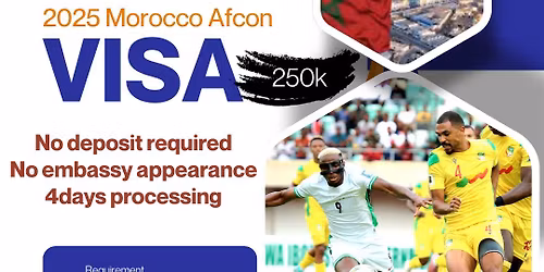 AFCON VISA MOROCCO 2025
