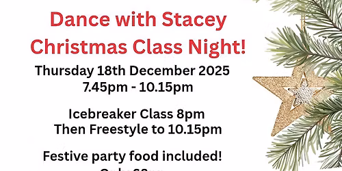 Modern Jive Christmas Class Night Party