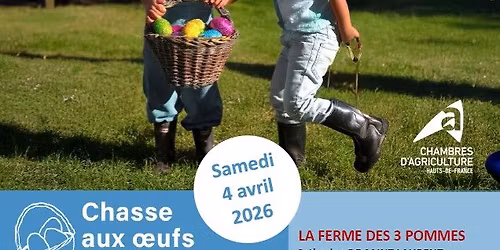Chasse aux oeufs Ludique \u00e0 la ferme