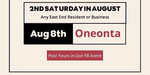 Oneonta East End Garage Sale Day