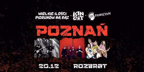 WIELKIE ILO\u015aCI PIORUN\u00d3W NA RAZ + KIN CAT + Nie Pami\u0119tam \/\/ Pozna\u0144 ROZBRAT \/\/ 20.12.2025