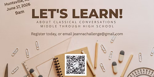 Let's Learn about Middle and High School